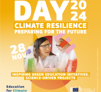 Key Visual der Session "Science-driven projects" beim Education for Climate Day