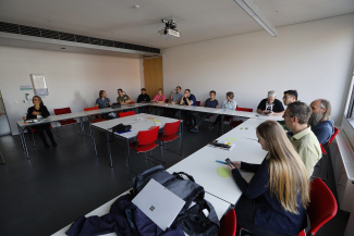 A workshop session during the German Science on Stage festival